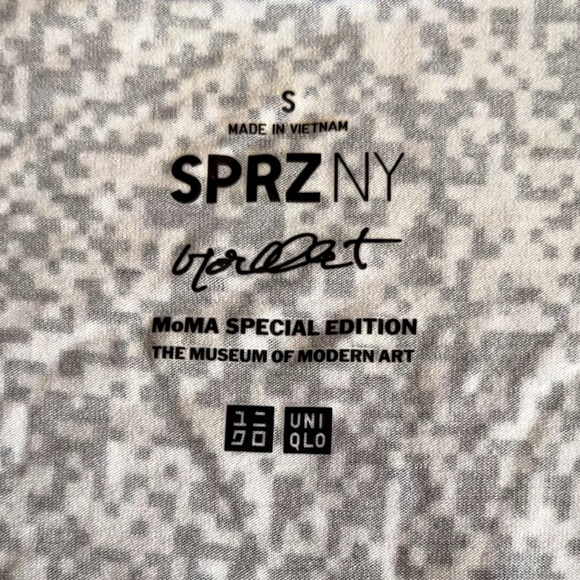 Uniqlo MoMA Special Edition Black and White Graphic Romper - Picture 8 of 9